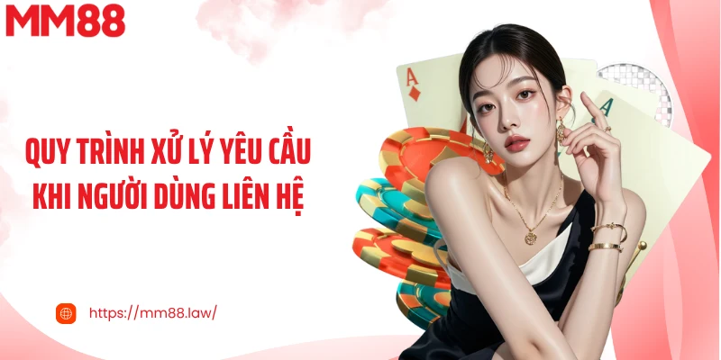 Quy trình xử lý yêu cầu khi người dùng liên hệ